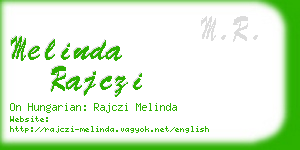 melinda rajczi business card